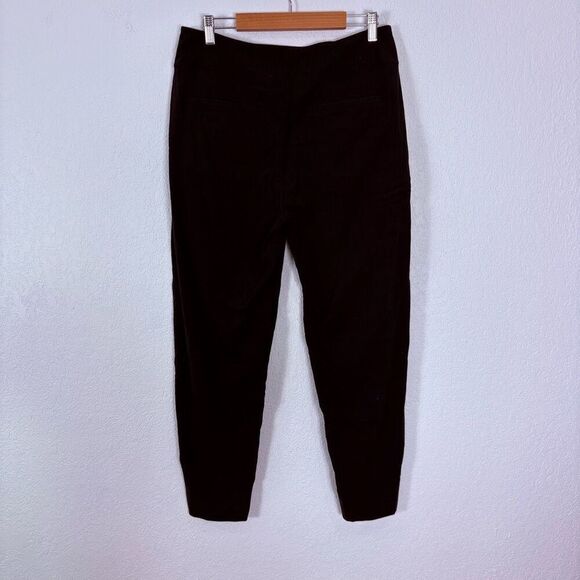 Athleta Ankle Jogger Nylon Pull On Pants Black w/ Zipper Pockets Size 10 - Picture 6 of 10